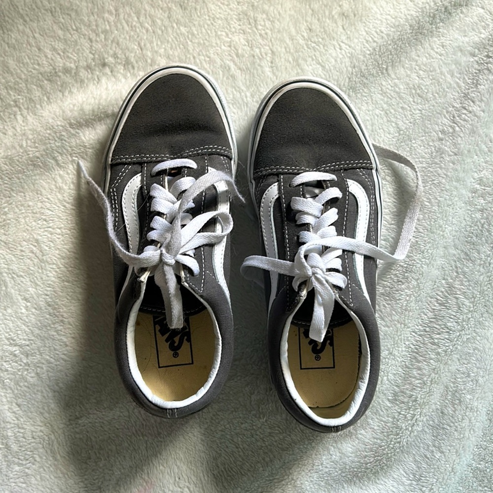 Grey  vans
